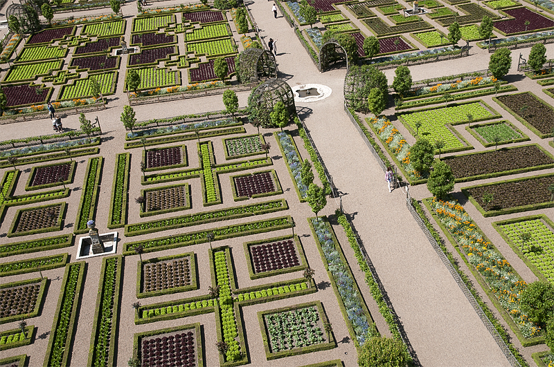 Tour Loire 05 - 201520150509_D35_8091 als Smartobjekt-1 Kopie als Smartobjekt-1 Kopie.jpg - Aussicht vom Schlossbalkon auf diese Gartenkunst